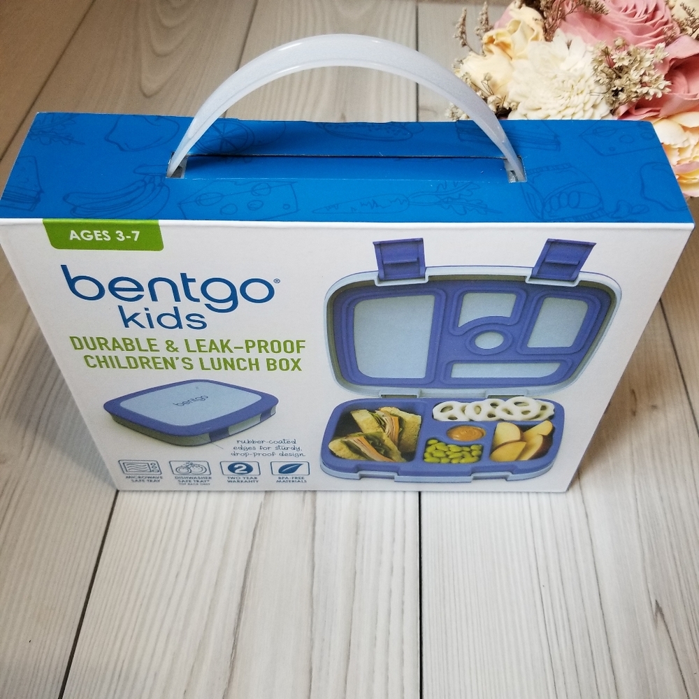 Bentgo Sky Blue kids durable & leak-proof lunch box NWT - Picture 7 of 14
